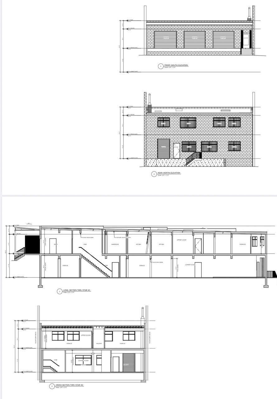 As-built floor plan drawing